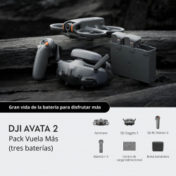 Pack DJI Avata 2 Vuela Más (tres baterías)